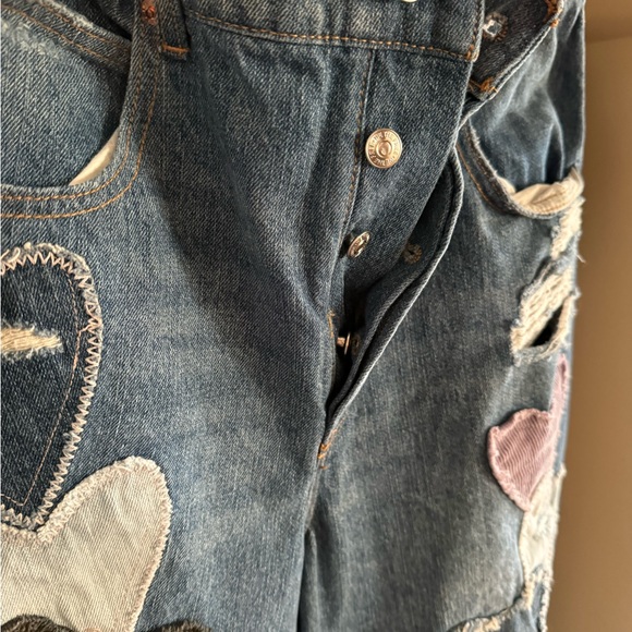 “Piece of my heart” free people jeans in excellent pre owned condition size 30 - Picture 2 of 9